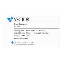 Representative & Manager Business Cards