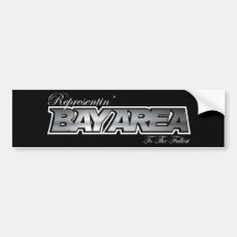 Representin' The Bay Area Bumper Sticker