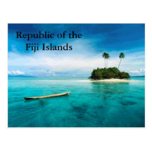 Republic of the Fiji Islands postard Post Card