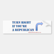 Republican bumper sticker