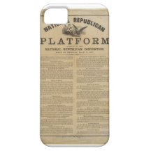 Republican National Convention Platform 1860 iPhone 5 Cover