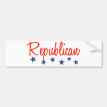 Republican (Stars) Bumper Stickers
