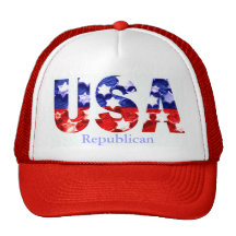 Republican USA Flag Cap Hats