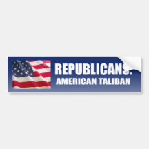 Republicans - American Taliban Bumper Sticker