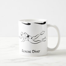 Rescue Diver Coffee Mugs