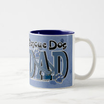 Rescue Dog DAD Mug