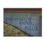 Research Chemtrails Poland postcard