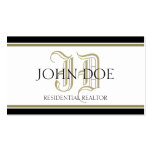 Residential Realtor Gold Roman Business Card Templates
