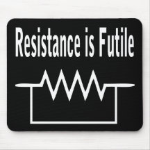 Resistance is Futile Mouse Mat