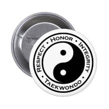 Respect Honour Integrity Taekwondo Pins
