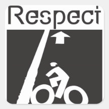 Respect Square Sticker