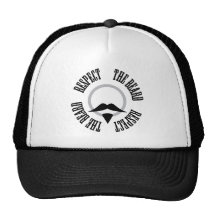Respect the Beard - Black Goatee Mesh Hats
