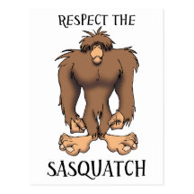 RESPECT THE SASQUATCH POST CARDS