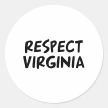 Respect Virginia Stickers
