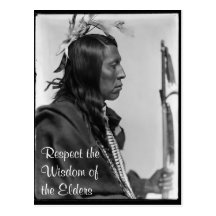 respect wisdom postcard