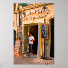 Restaurant, Aix-en-Provence Print