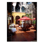Restaurant Courtyard Postcard