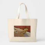 Resting Bearded Dragon 2 Canvas Bags