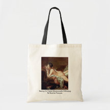 Resting Girl Detail (Madmoiselle O'Murphy) Tote Bags