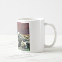 Resting Lion Coffee Mug