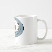 Resting Puppy on a rug Mug