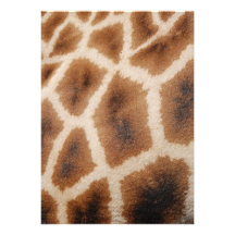 Reticulated Giraffe Pattern Wild Animal Print Gift Custom Invites