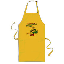 Retired From Work Apron