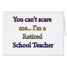 Retired School Teacher Cards