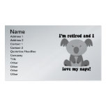 retirement business card template