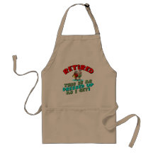 Retirement Gifts and Retirement T-shirts Apron