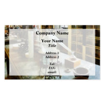 Retort in Chem Lab Business Cards