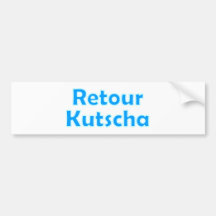 Retourkutscha Bayern bayrisch bayerisch Autoaufkleber