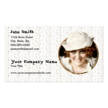 Retro 1920s Sailor Girl Business Cards