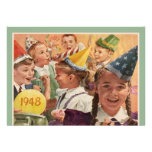 Retro 65th Birthday Party 1948 Childhood Memories Personalised Invitations