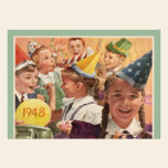 Retro 65th Birthday Party 1948 Childhood Memories invitations