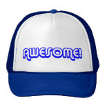 Retro 80s Awesome! Blue Hats