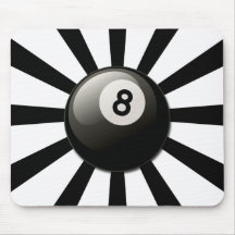 RETRO 8 BALL MOUSE PAD