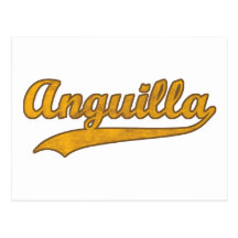 Retro Anguilla Postcard