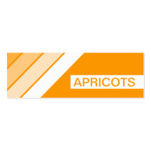retro APRICOTS Business Card Template