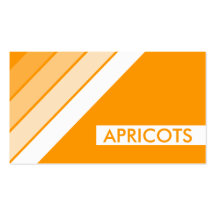 retro APRICOTS Business Card Templates