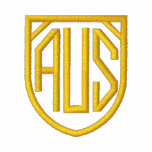 Retro  AUSTRALIA AA embroidered fleece jogger embroidered shirts