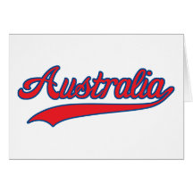 Retro Australia Greeting Card