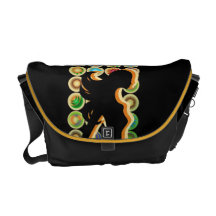 retro beautys purse courier bag