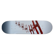 Retro Biplane Custom Skateboard