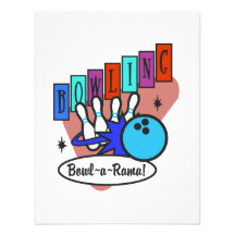 retro bowl-a-rama sign personalised announcements