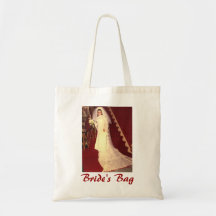 Retro Bride Gifts Canvas Bags
