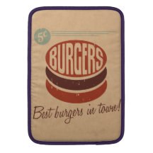 Retro Burger MacBook Air Sleeve