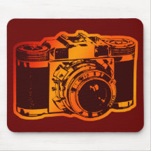 retro camera mousepad