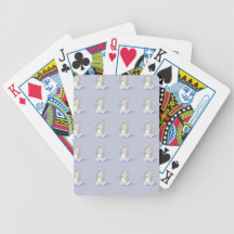 Retro Cartoon Basset Hound Playing Cards