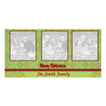 Retro Christmas Cards Photo Card Template